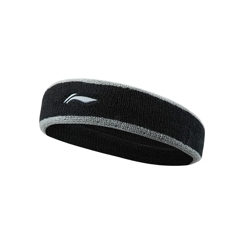 LiNing Hair Band Unisex Black Gray Color