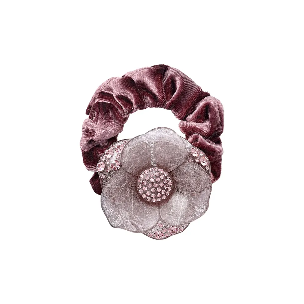 ROYALSASA Прозрачная пряжа Сплав Ободок Резинка для волос Женская