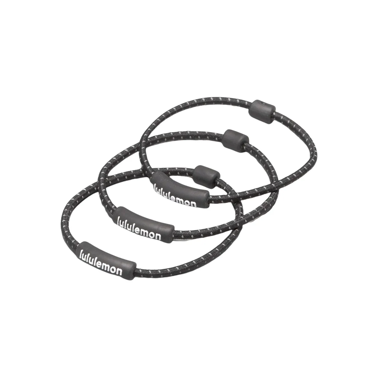 Lululemon Rubber Hair Ties Women's Black