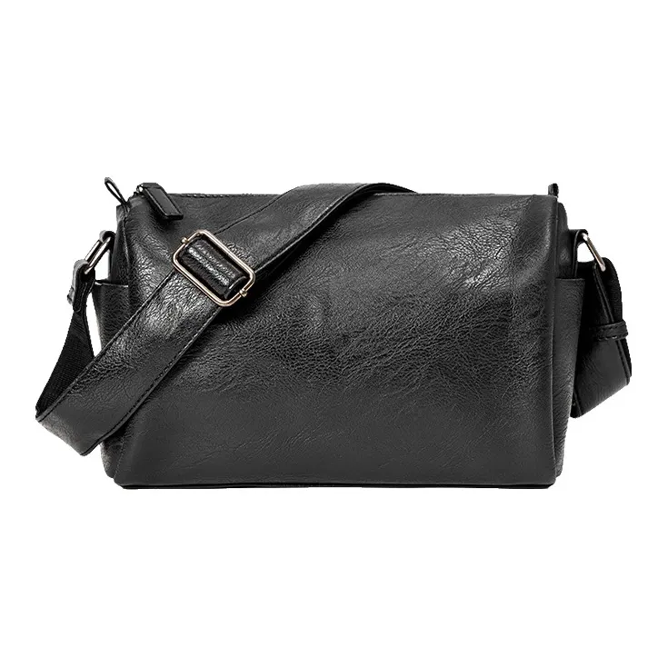 ALNI BITTON ПУ (полиуретан) Сумка через плечо Стандартная Мужская Черная Черный Узор