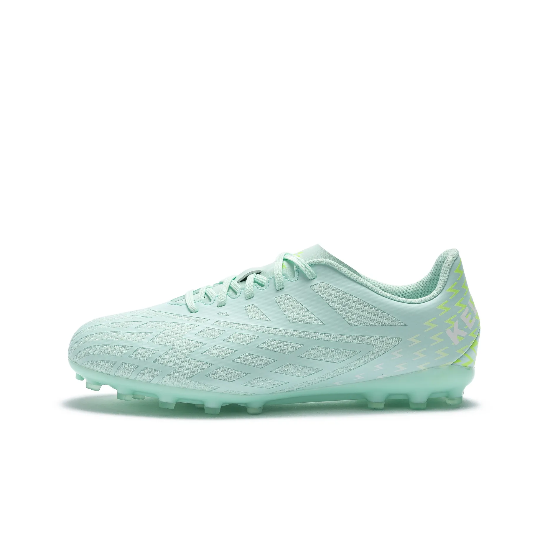 KELME Glimpse MG Rubber Short Studs Slip Resistant Breathable Coverage Support Soccer Shoes Unisex Green