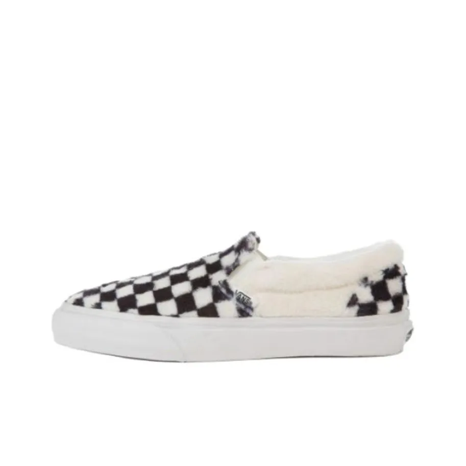 vans Navy Classic Slip On 'Sherpa'