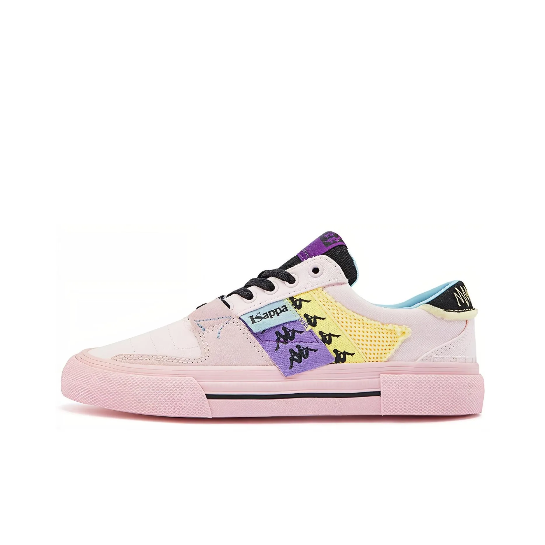 Kappa Durable Lightweight And Breathable Low-Top Skateboard Shoes Unisex Pink