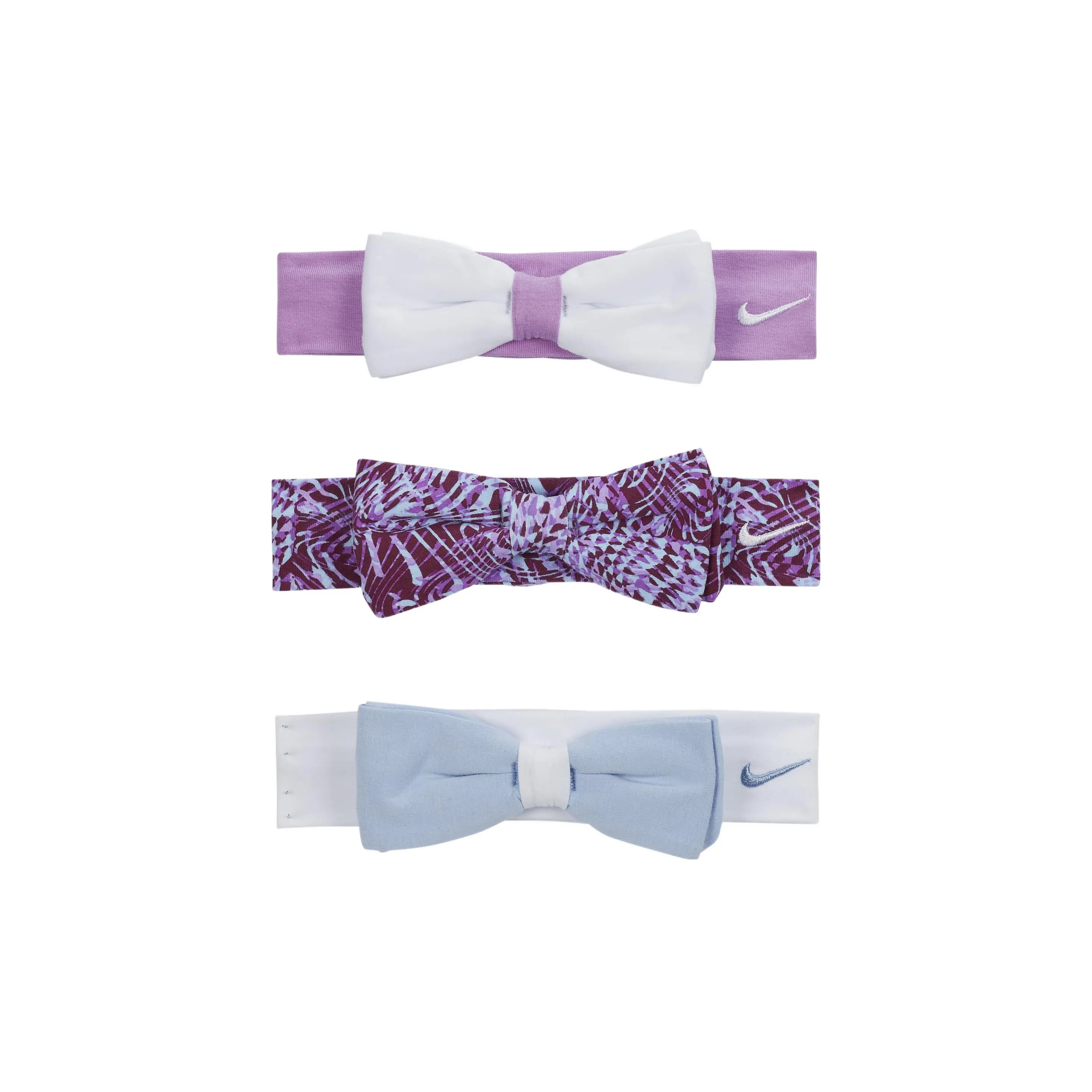 Nike Cotton Hair Band Baby Pink, Purple, Blue