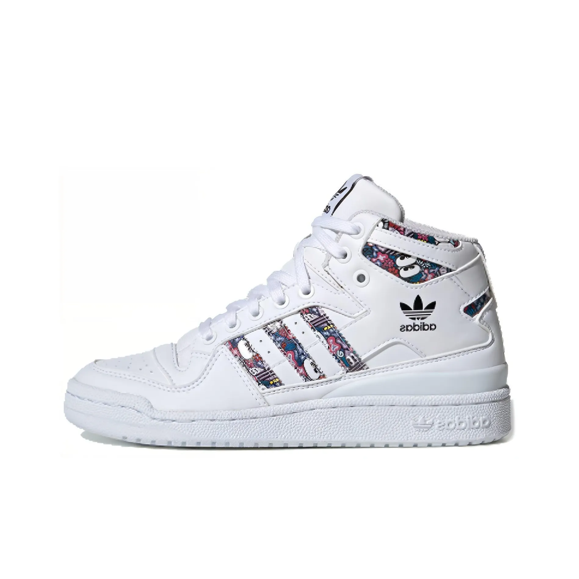 adidas originals Forum Mid White Floral Women's