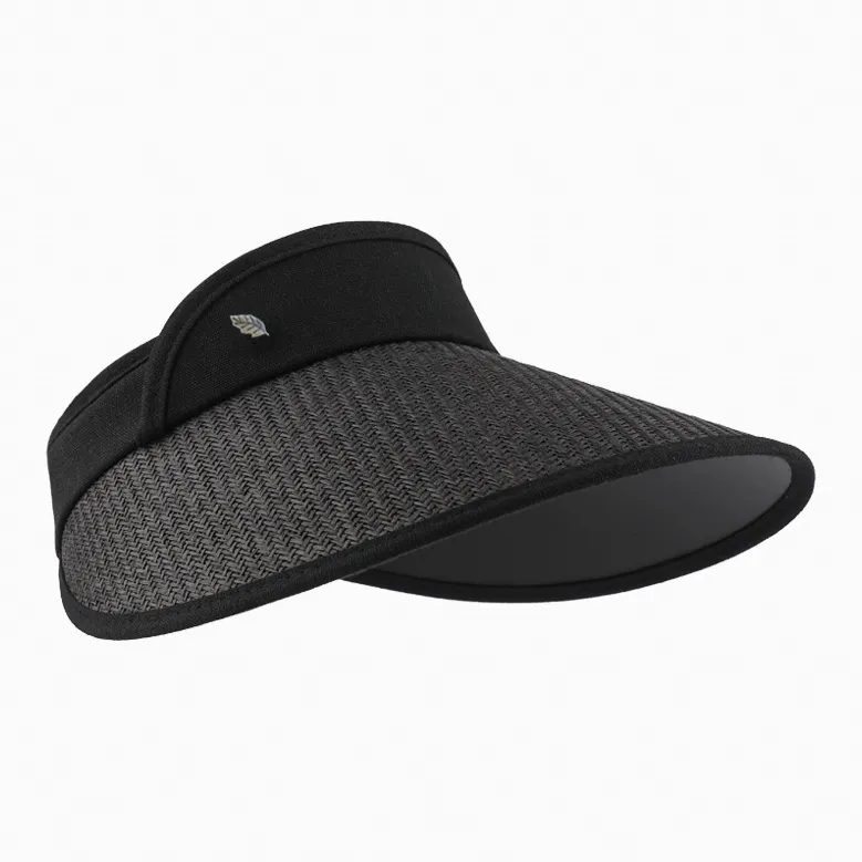 VINEY Соломенная плетеная шляпа с защитой от солнца женская