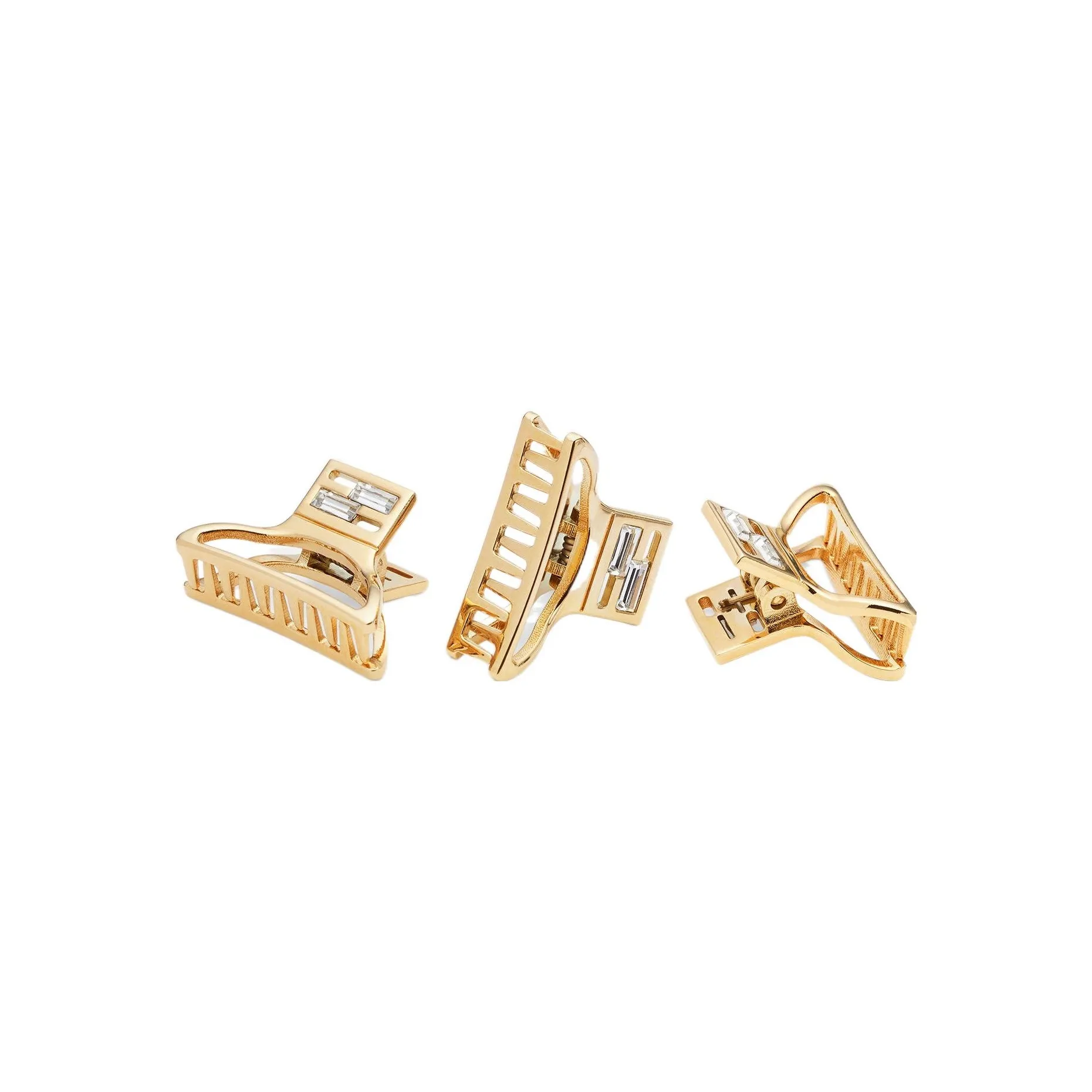 FENDI Hair Clips Women's Gold