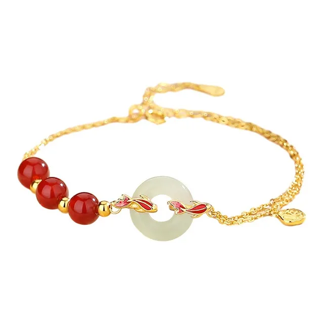 NAME.S Bracelets Green Jade Women's