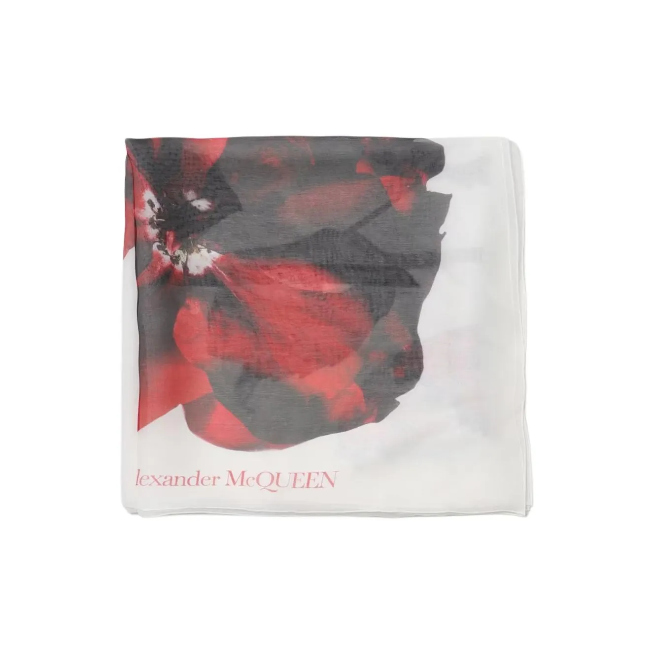 Alexander McQueen Floral Printed Shawl