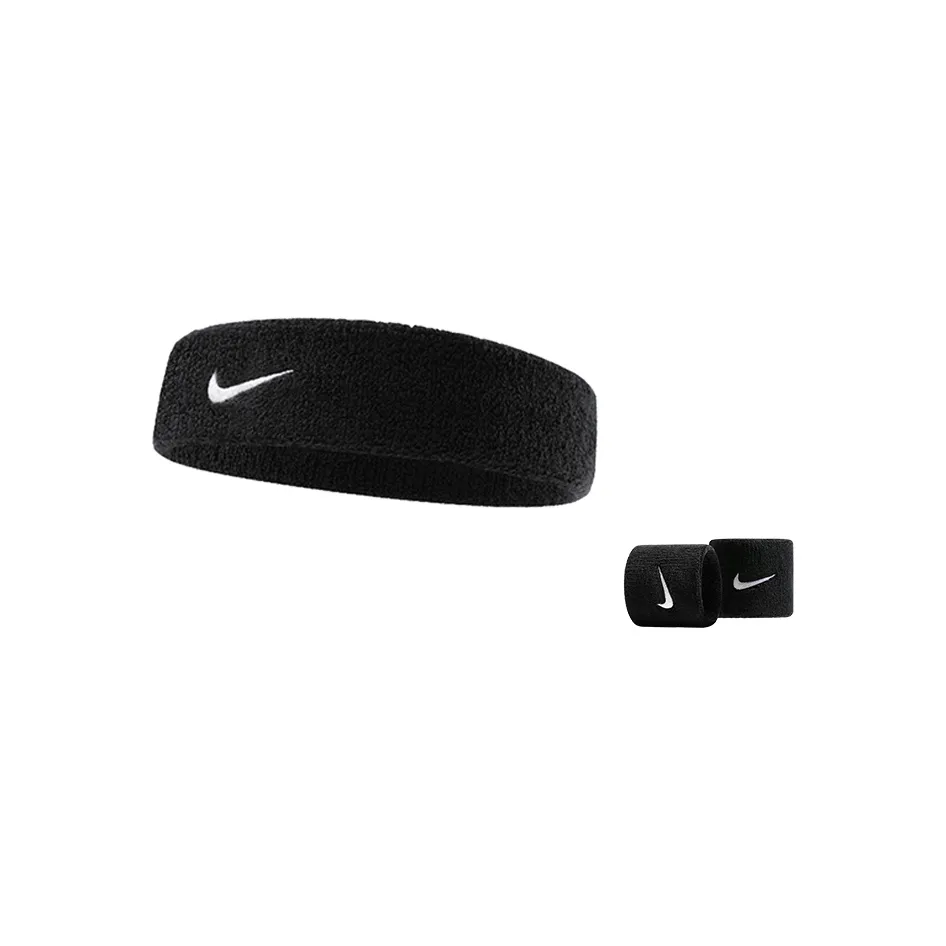 Nike Хлопок Резинки для волос Унисекс Черный