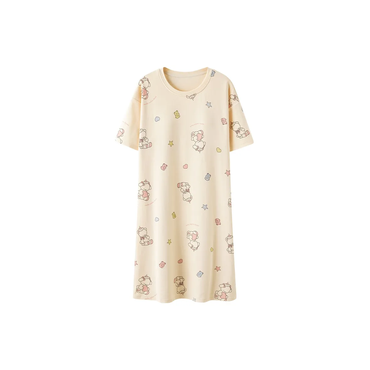Top Melon Nightgown Women's Apricot