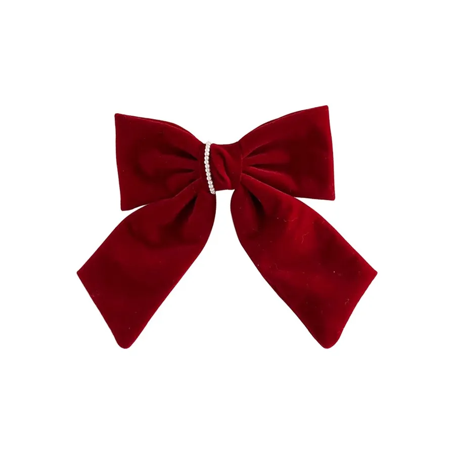 SENDME Ткань Сплав Имитация Жемчужный Заколки для волос Женские Красный