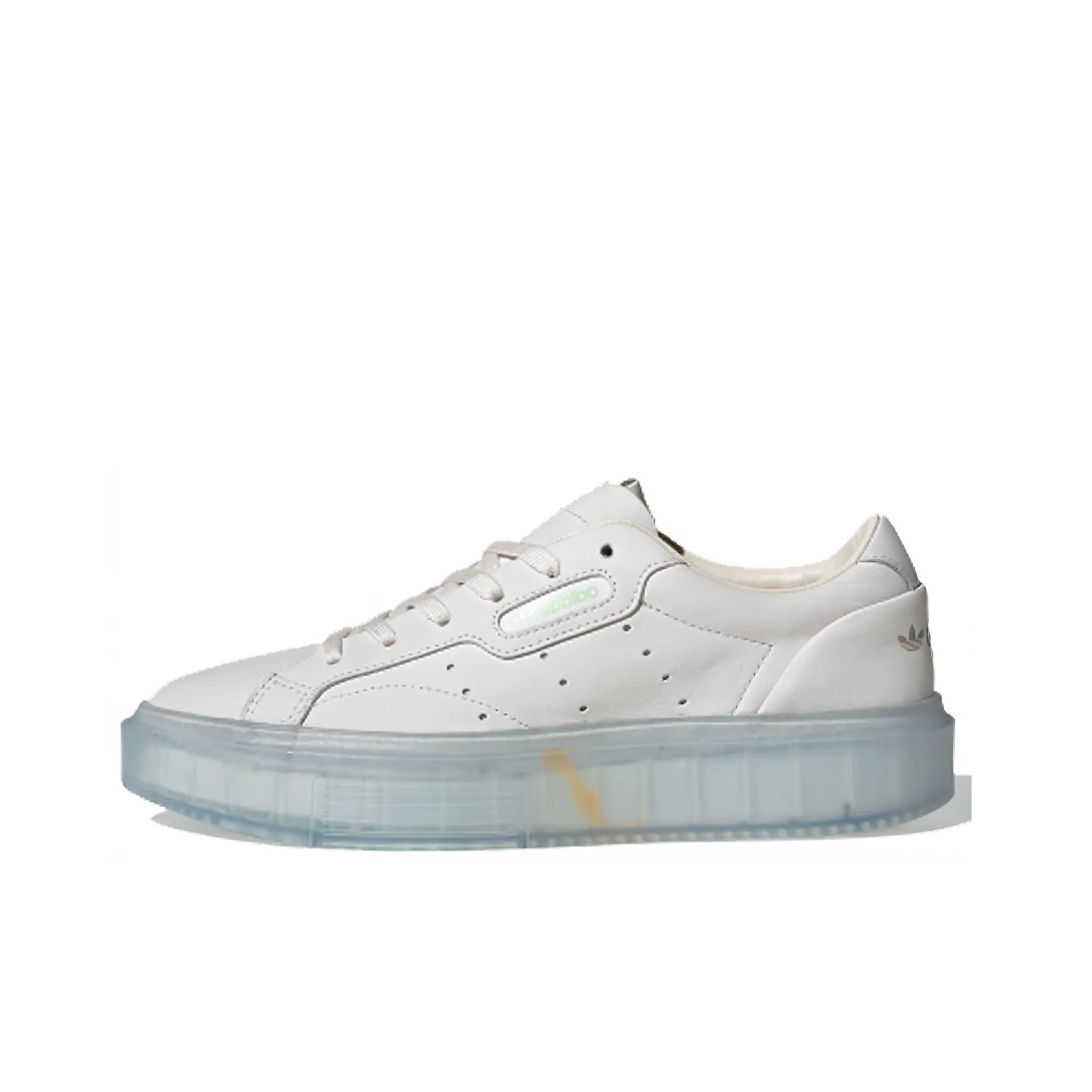 Adidas Originals Sleek Skateboard Shoes Women's Low Top White