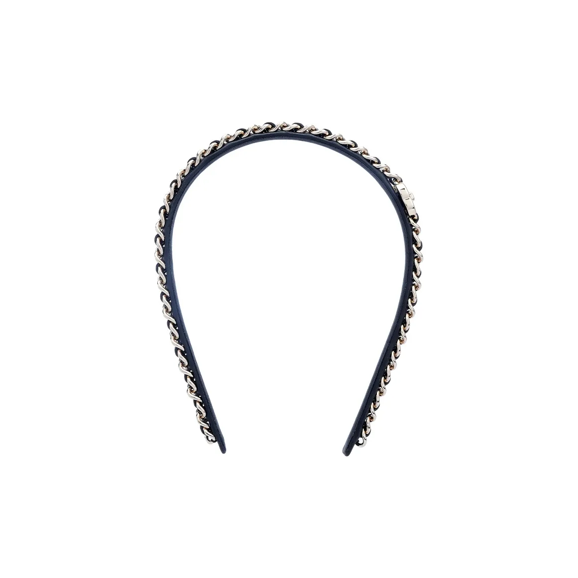 CHANEL Lambskin Headbands Women's Black