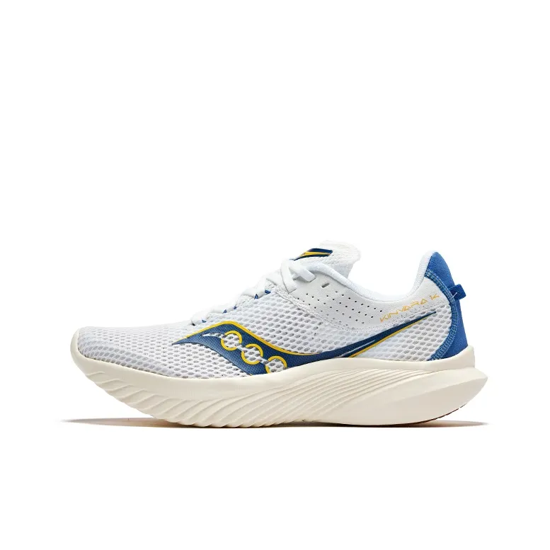 Saucony Kinvara 14 Low Top Training Sprint Running Shoes Men's White