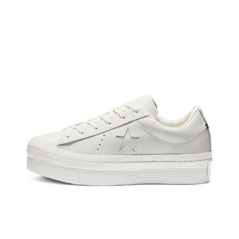 Converse One Star Platform Low 'Vintage White' Women's