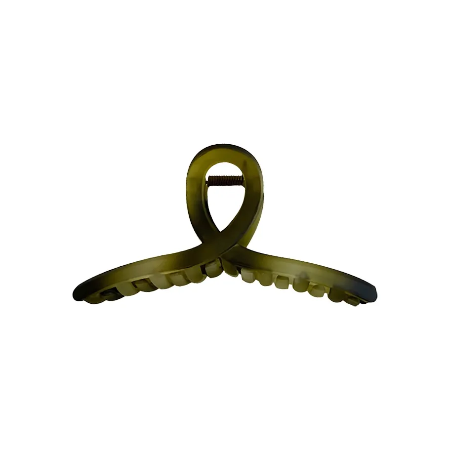 SENDME Hair Clips Women's Matte Green Hair Clip Clothes Hanger Style