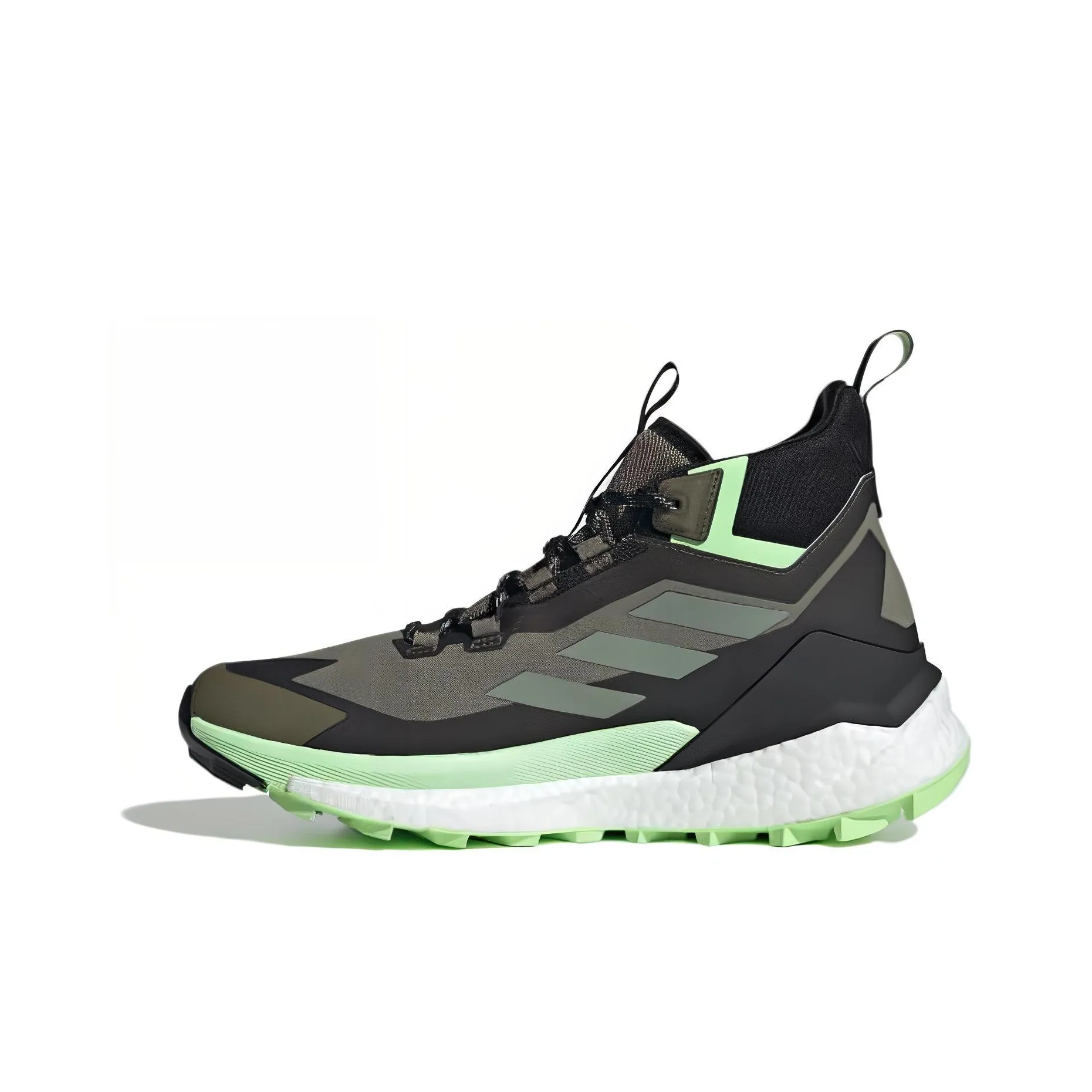 Adidas Terrex Free Hiker Gore Tex 2.0 Olive Strata Silver Green Aurora Black