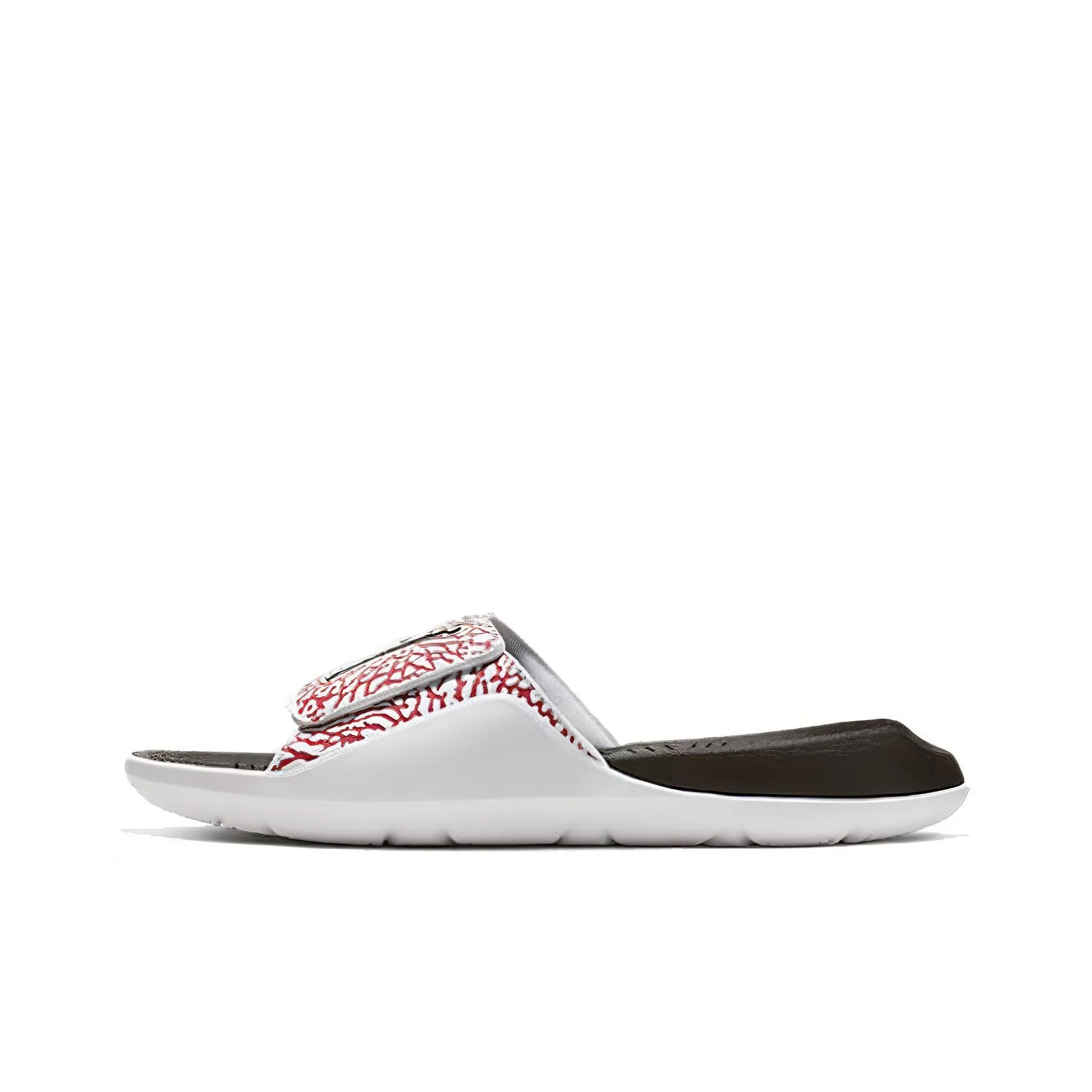 Джордан Пенная подошва Нижняя юбка Резистентные Слипоны Мужской Белый Кракелюр