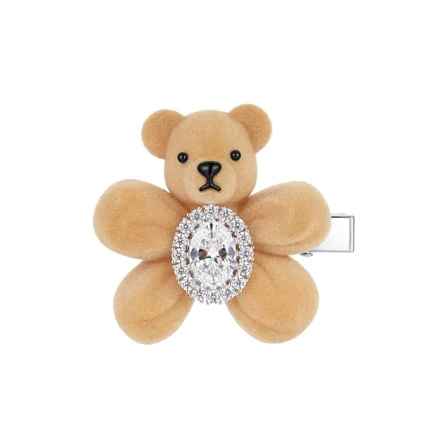 YVMIN Paradise Series Экологичный Медный 18K Золотой Покрытый, Кубический Цирконий, Синтетическая Смола, Полиэстер Заколки для волос Женские