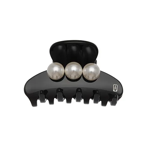 ALEXANDRE DE PARIS Jade Bead Collection Small Size Claw Clip Women's
