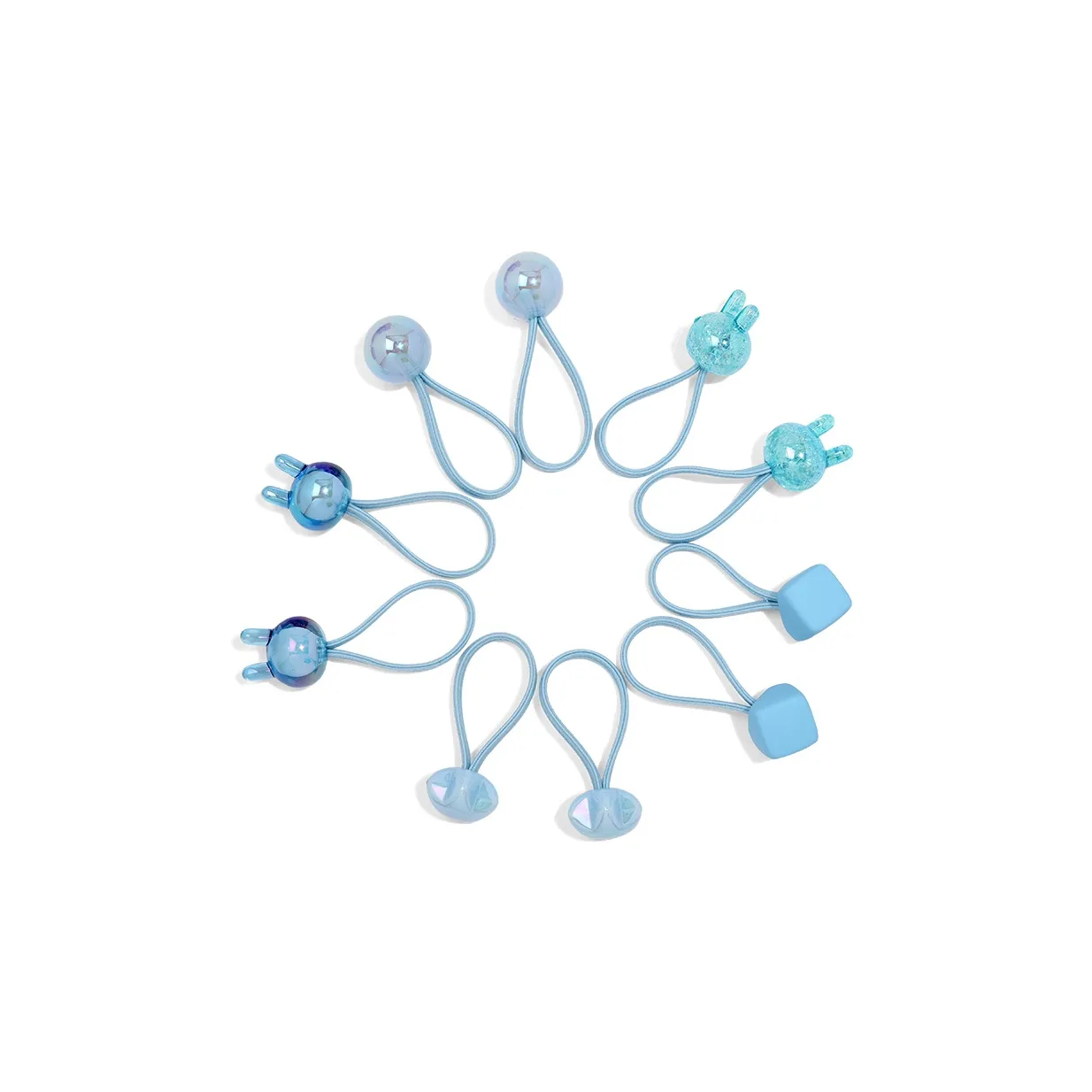 ROYALSASA Резиновая лента Акриловая резинка для волос для детей