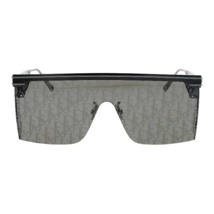 DIOR Irregular Shape Sunglasses Women's Black