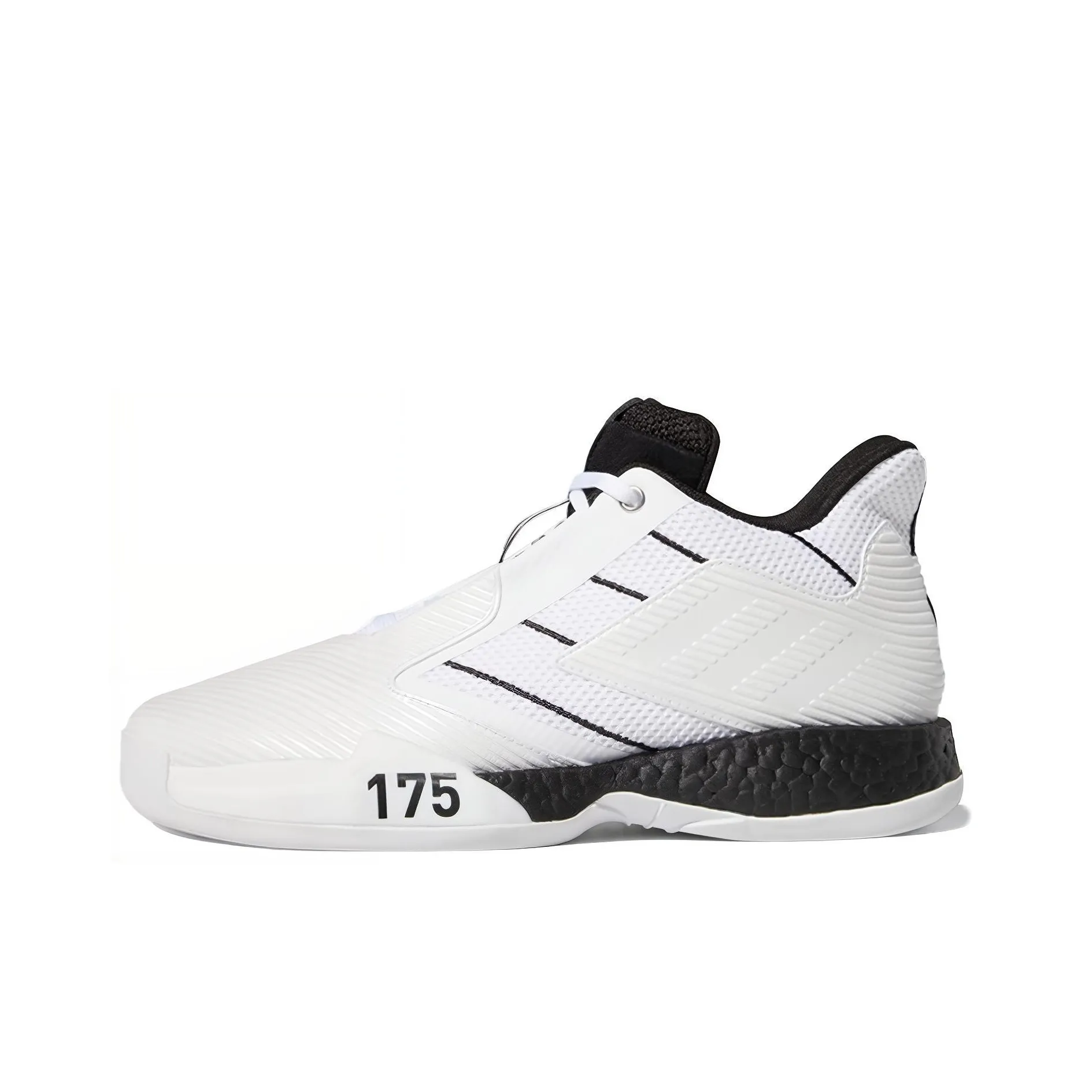 Adidas T Mac Millennium 2 Амортизация Износостойкий Низкий Топ Винтажные Баскетбольные Кроссовки Мужские Белый Черный