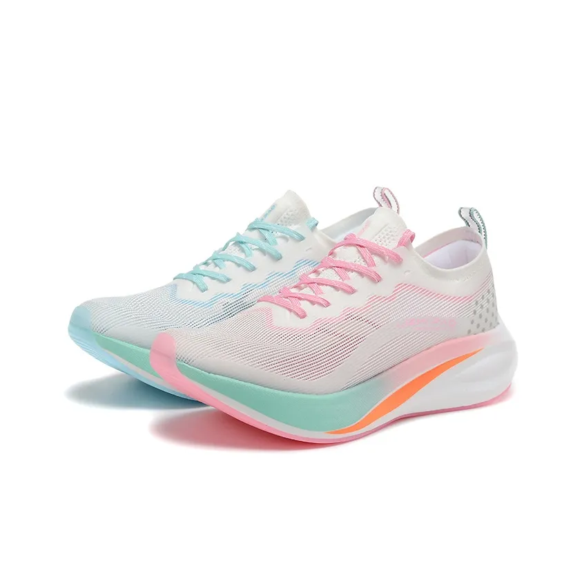 LIZHIPAO Running Shoes Unisex Low top Mismatched Color/Neon White & Pink & Blue