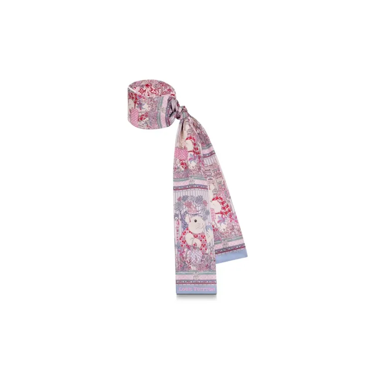 LOUIS VUITTON Silk Hair Bands Women's