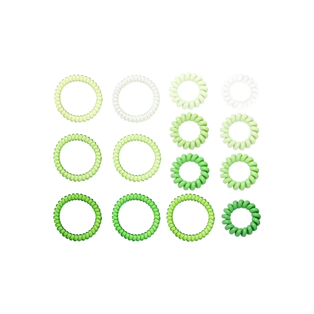 ROYALSASA Резинки для волос с спиральным дизайном женские с телефоном