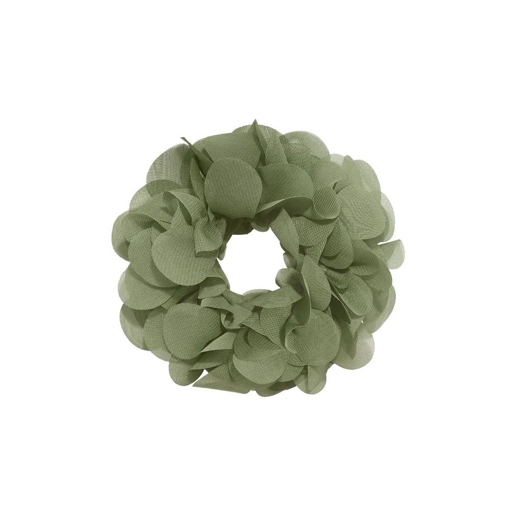 ROYALSASA Silk Chiffon Hair Tie Women's