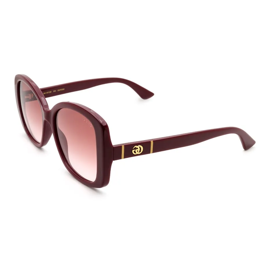 GUCCI Butterfly Sunglasses Women's Red