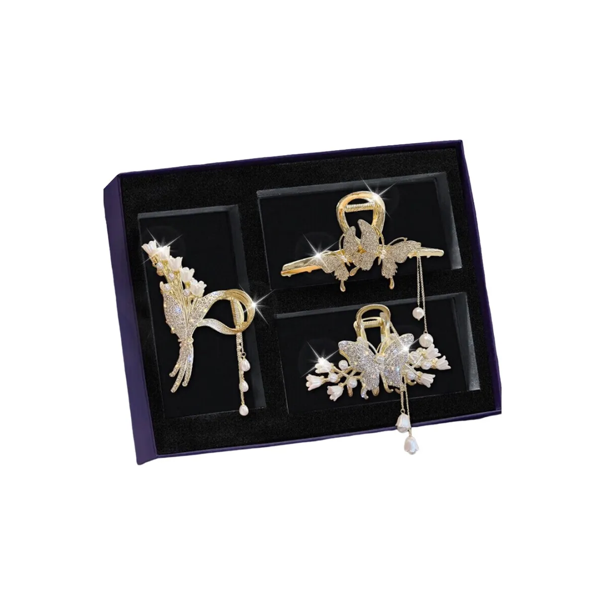 Enchanting Cat Alloy Claw Clip Women's