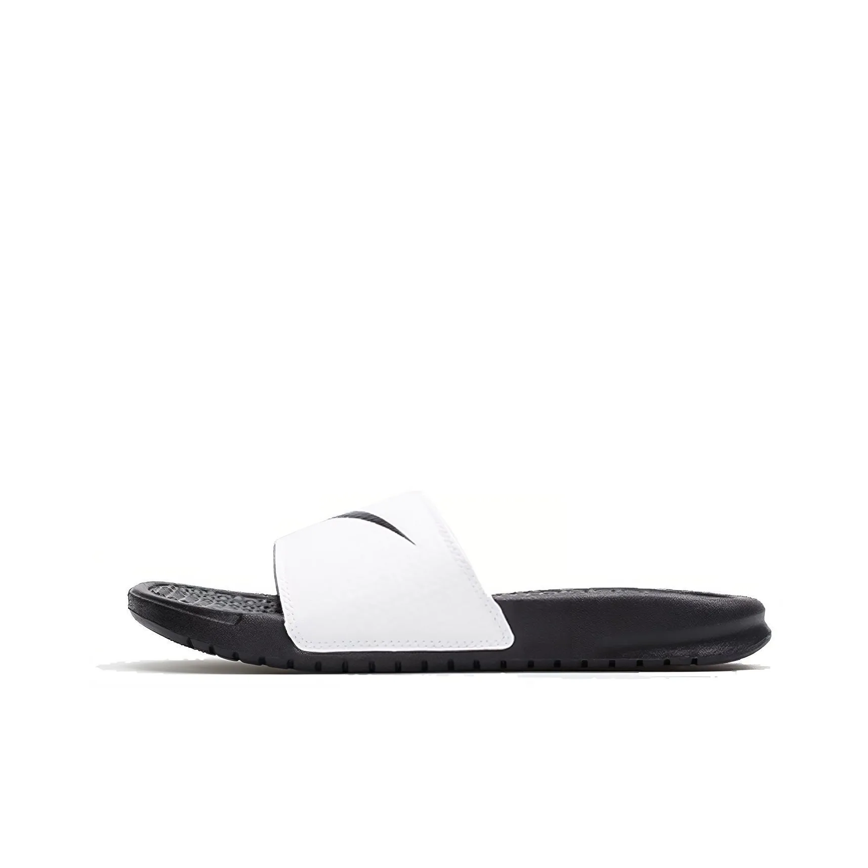Nike Klapki Benassi Swoosh 'Black White' Women's