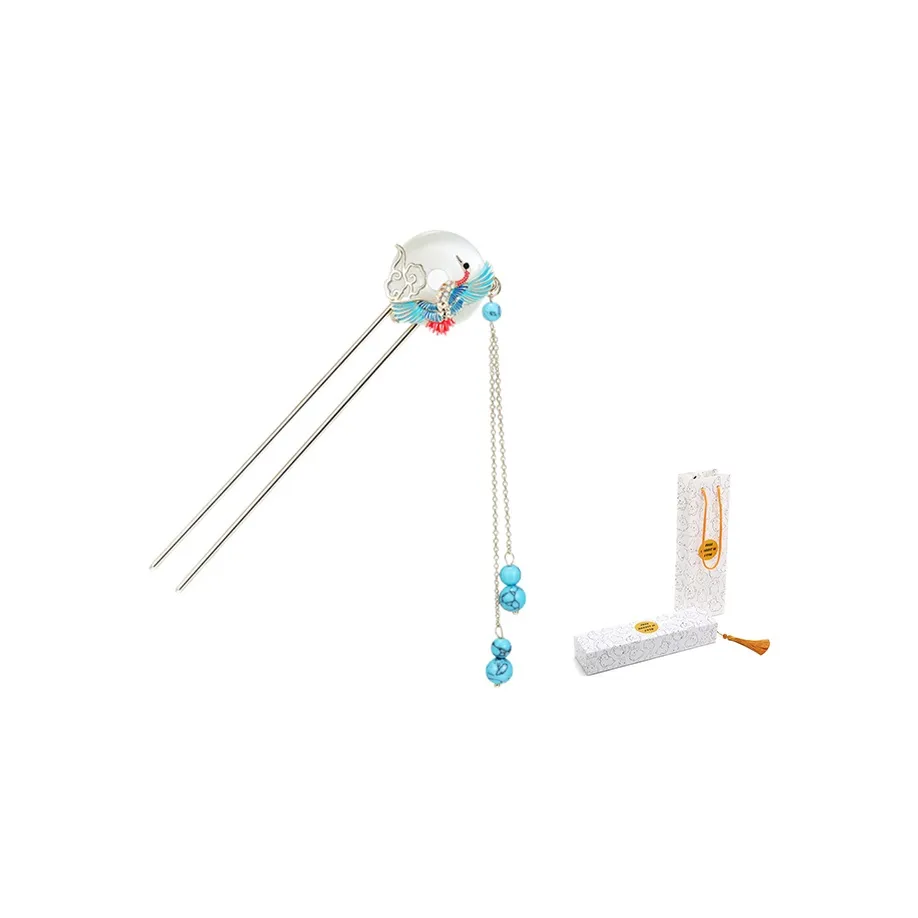 FREE RABBITⅡ Hair Accessories Women's Champagne Gold Cloud Crane Style