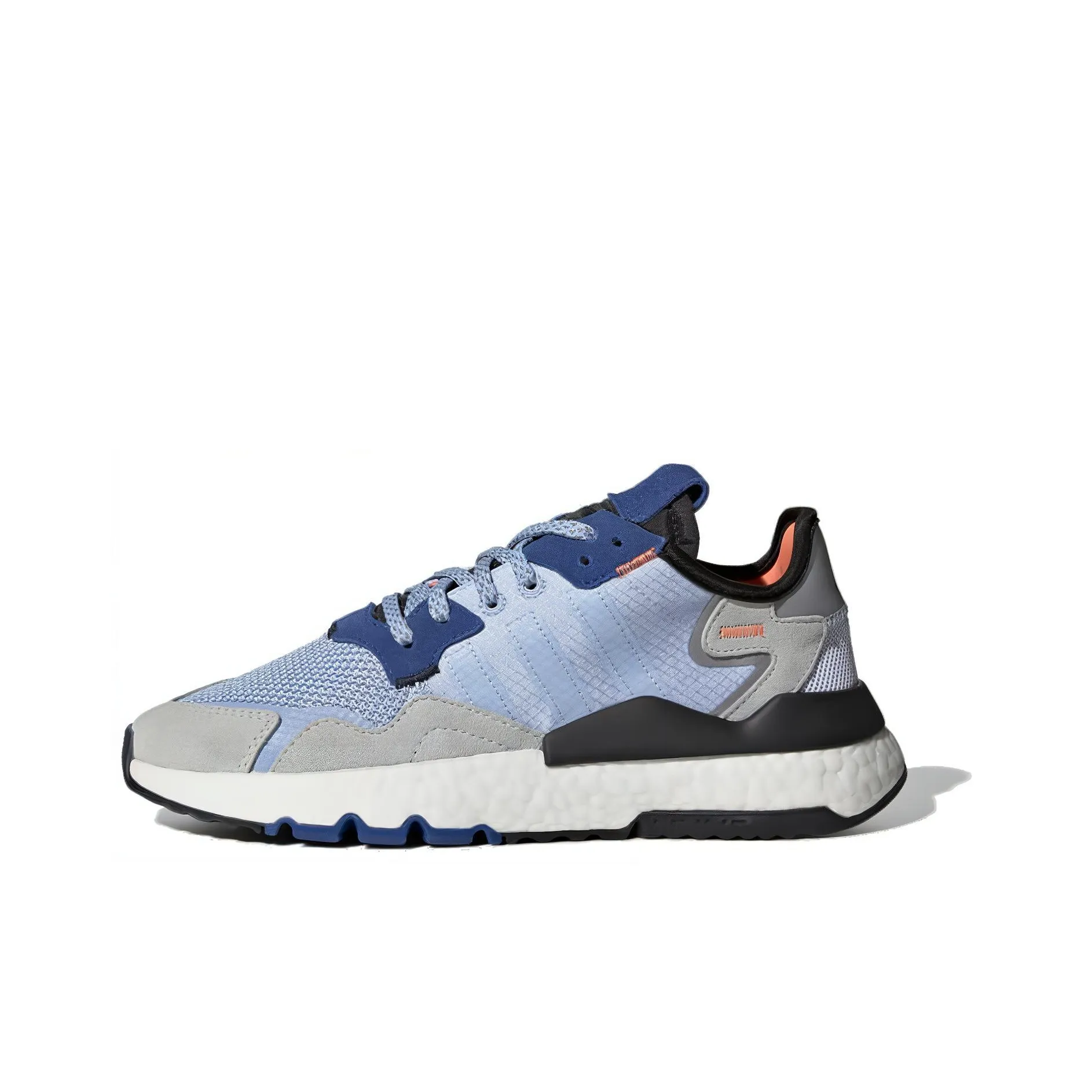 Adidas Originals Nite Jogger Non Slip Легкий Низкий Топ Casual Женский Синий Серый