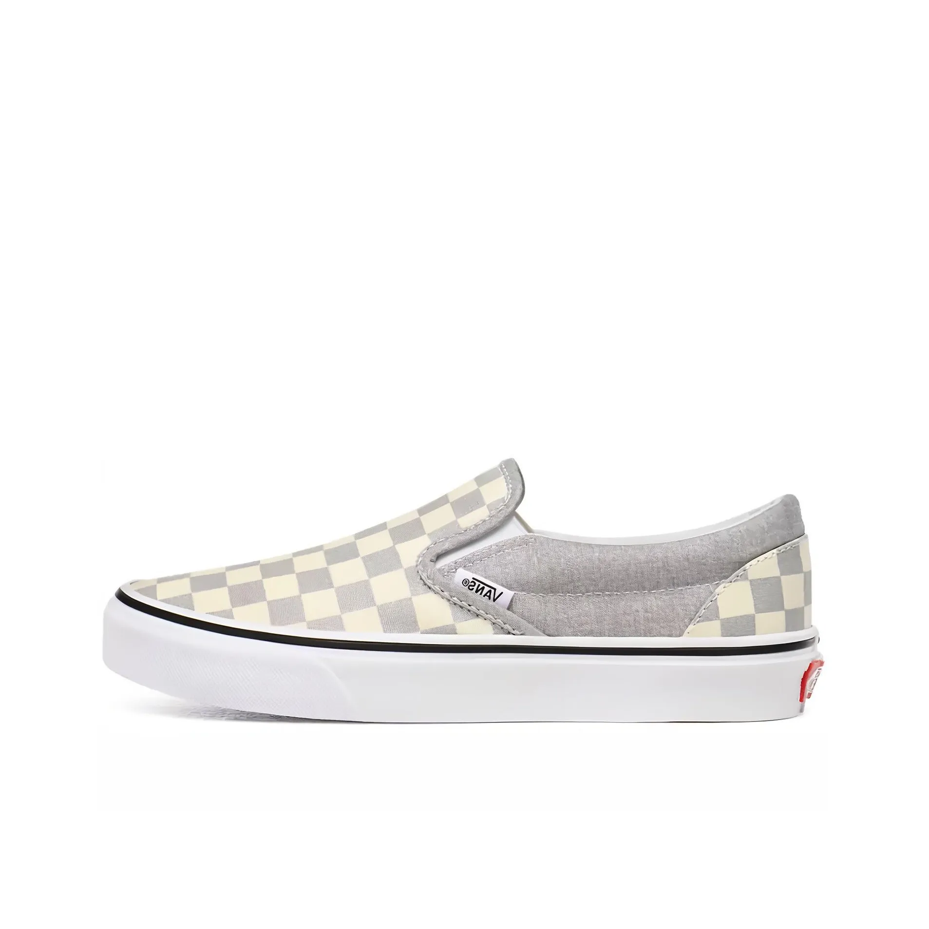 Vans Classic Slip On 'Checkerboard Silver'