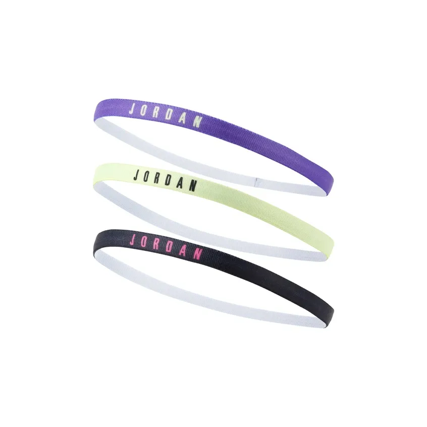 Jordan Hair Bands Unisex Wild Berry/Orange Yellow Green/Black