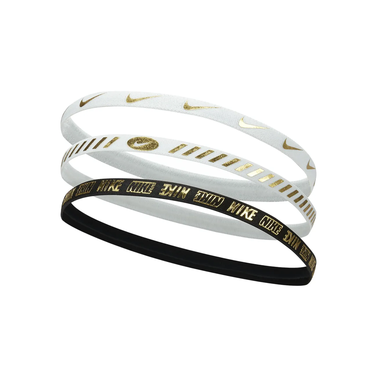 Nike Polyester Hair Bands Women's White/Black