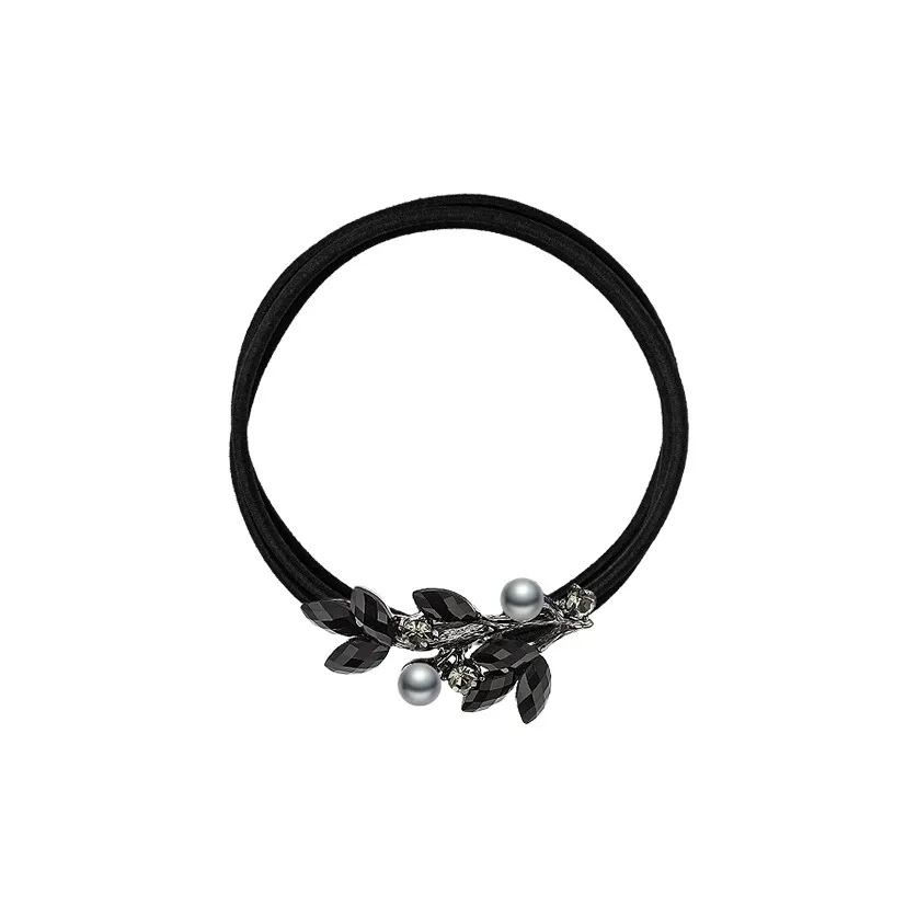 ROYALSASA Резинки-спирали для волос, черные, женские