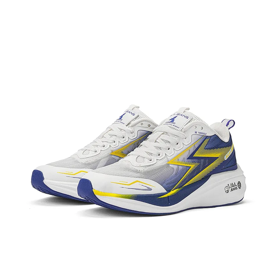HLA JEANS Cushioning Rebound Wear-Resistant Lightweight Breathable Slip-Resistant Low-Top Running Shoes Unisex