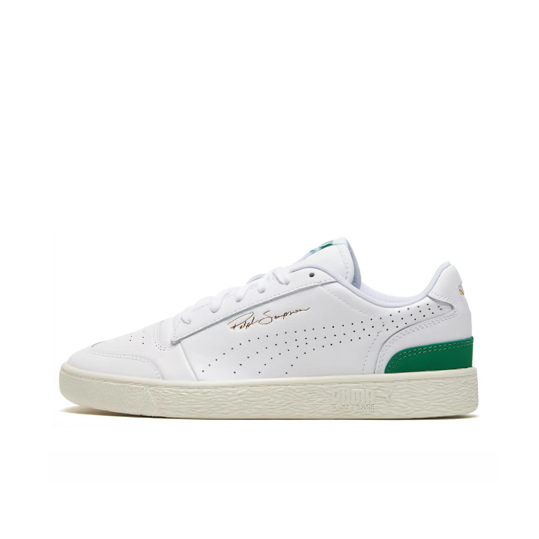 PUMA Ralph Sampson Skateboard Shoes Unisex Low-Top White Green