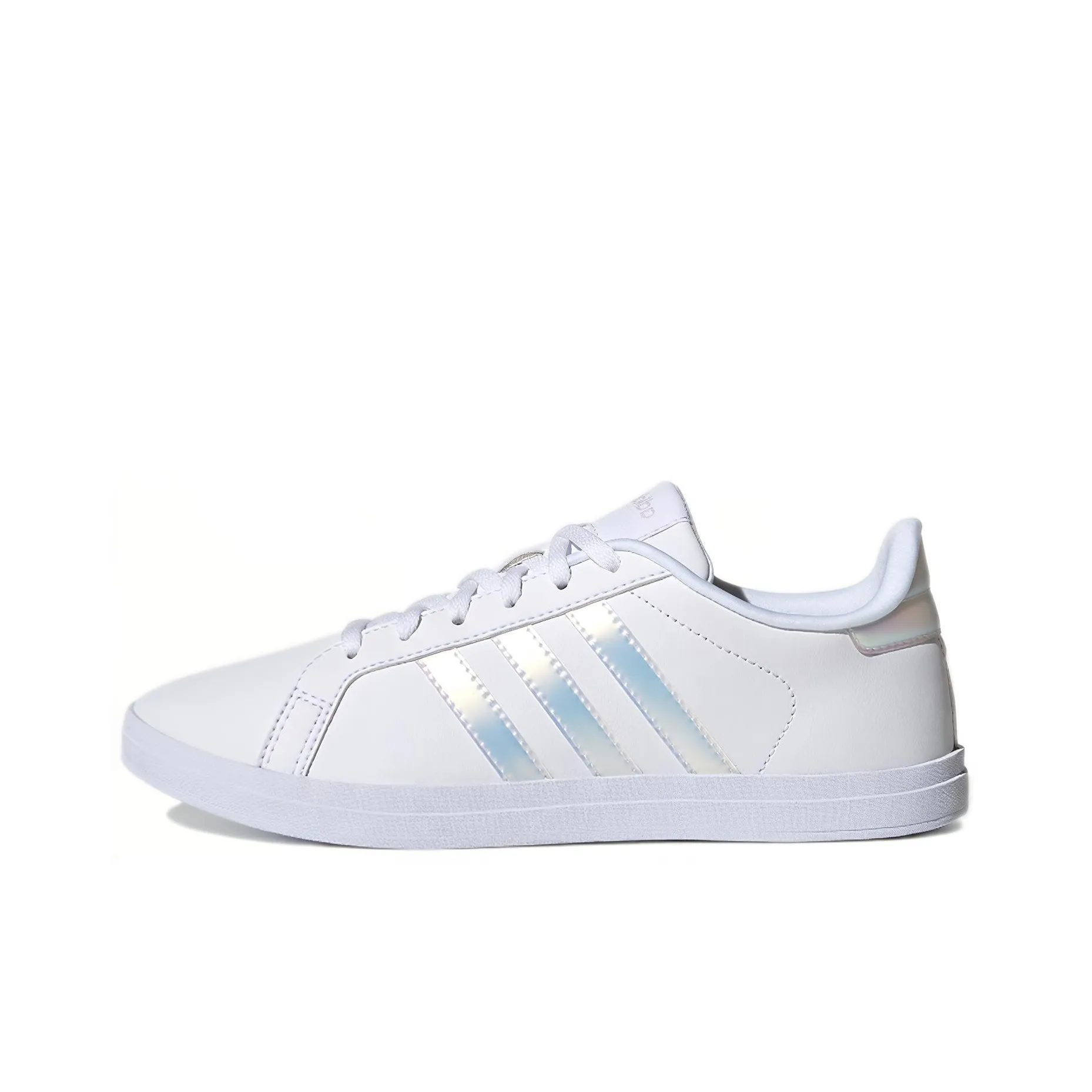 Adidas Neo Courtpoint Slip Resistant Abrasion Resistant Низкие Кроссовки для скейтбординга Женские Белые