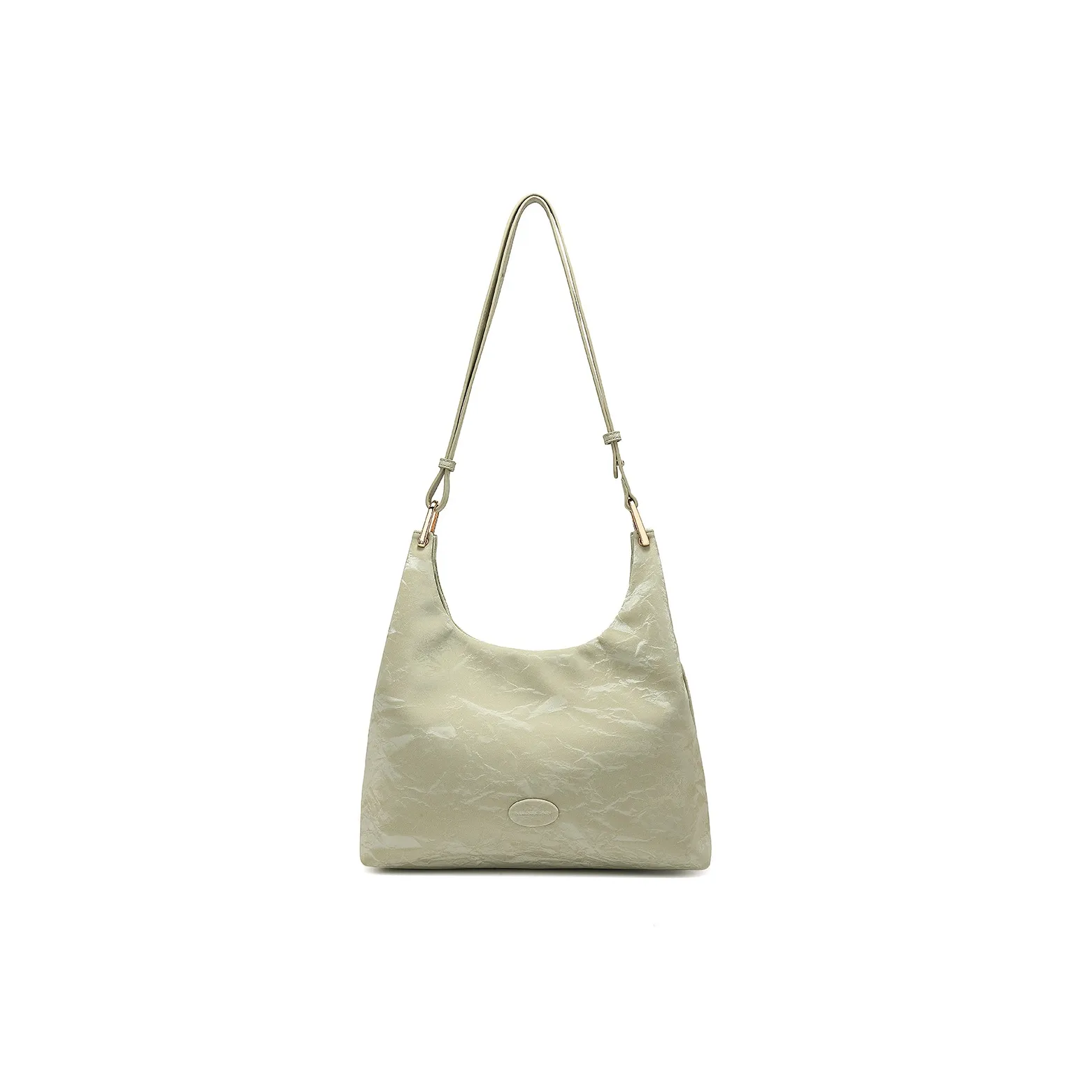 MEXICAN ПУ (полиуретан) Сумка через плечо Полумесяц Сумка 2 в 1 Комбинированная Сумка Сумка через плечо Средняя Женская Светло-зеленый Молочно-белый Абрикос