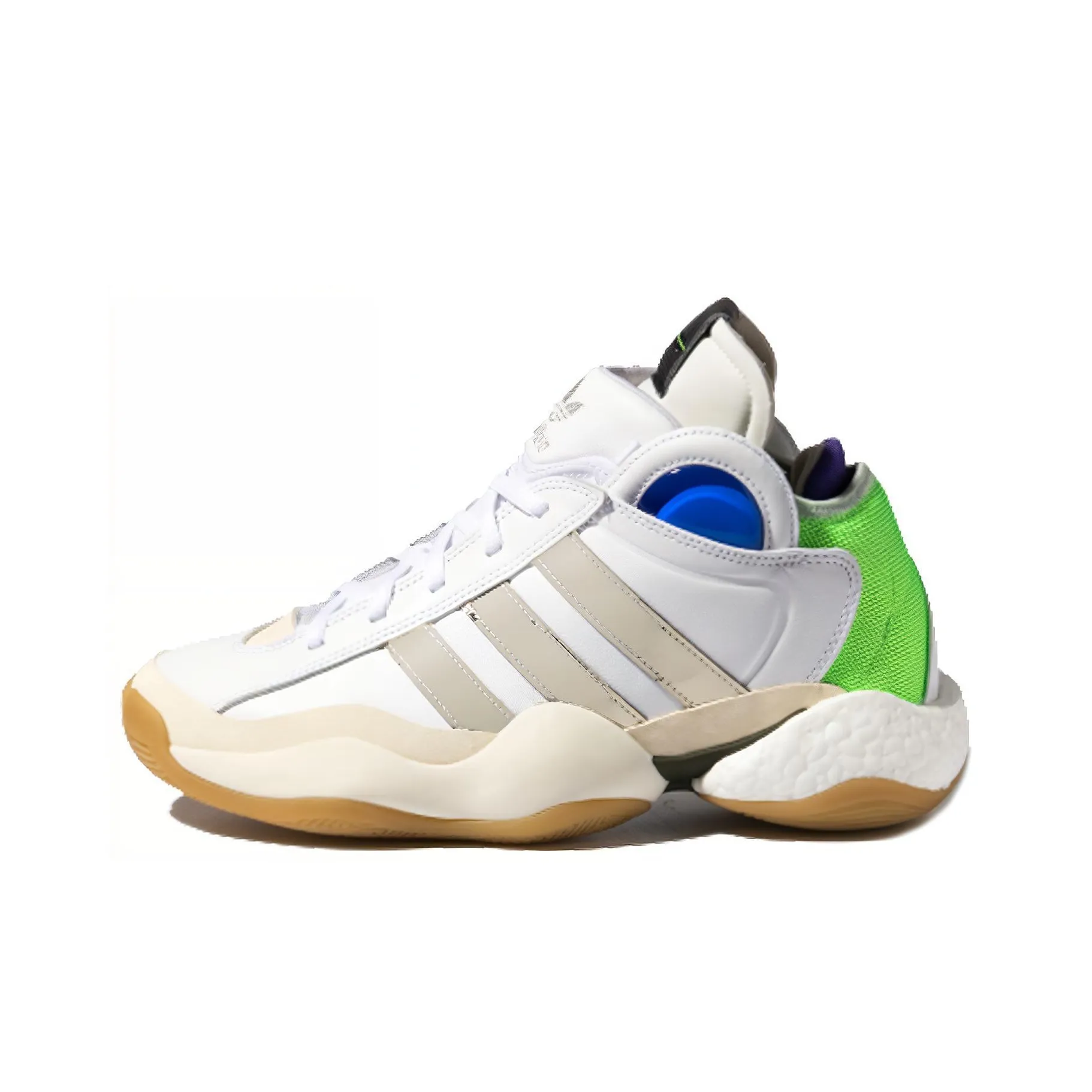 SANKUANZ x Adidas Originals Crazy BYW 1,0 MID Баскетбольные кроссовки Мужской Белый