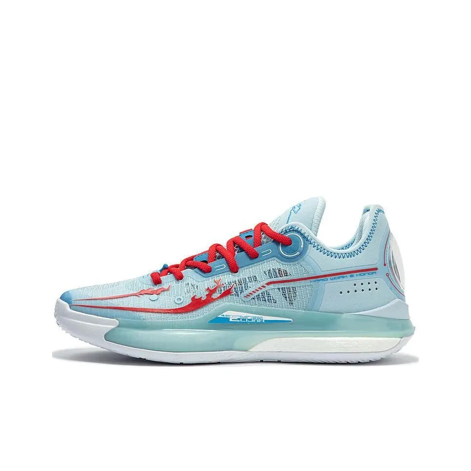 361° DVD2 Basketball Shoes Men's Low Top Glacier Blue/Virtual Red