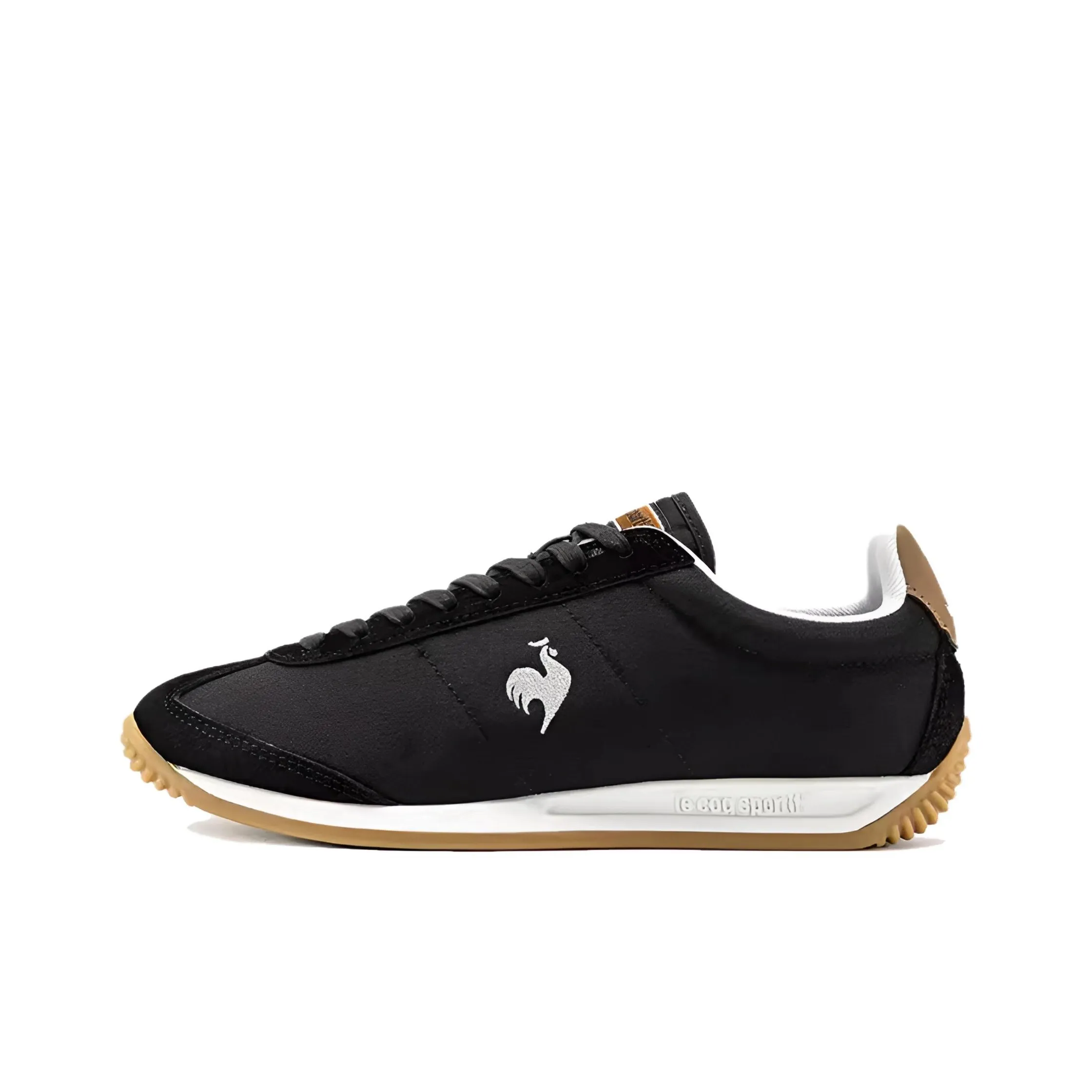 Le Coq Sportif Lightweight Anti Slip Low Top Casual Shoes Unisex Black White