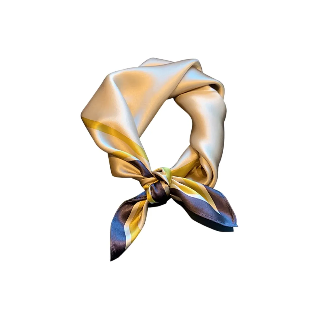 Youyoulan Silk Scarf Small Scarf Hair Band Ribbon Women's