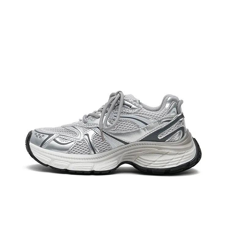 MASOOMAKE Breathable Lightweight Height Increasing Low Top Chunky Sneakers Women's